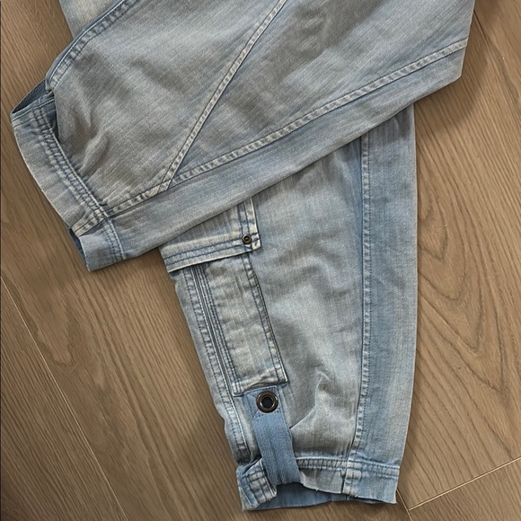 NWOT Free People Wilder Cargo Inspired Pants $228 XS Autumn Sky Slouchy 0066 - Picture 5 of 10